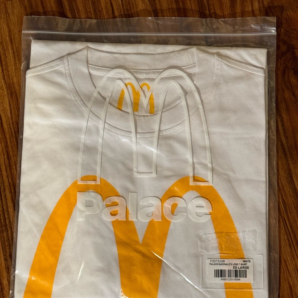 Palace White and Yellow Graphic Tee